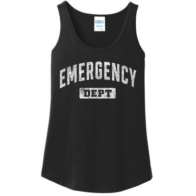 Emergency Department Er Doctor Physician Nurse Ladies Essential Tank