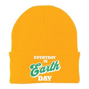 Earth Day Everyday Day Is Earth Day Climate Change Planet Meaningful Gift Knit Cap Winter Beanie