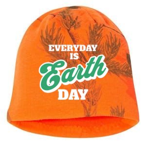 Earth Day Everyday Day Is Earth Day Climate Change Planet Meaningful Gift Kati - Camo Knit Beanie