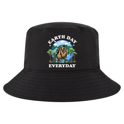 Earth Day Everyday Sloth Peace Love Planet And Animals Funny Gift Cool Comfort Performance Bucket Hat