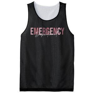 Emergency Department Emergency Room Healthcare Nursing Mesh Reversible Basketball Jersey Tank