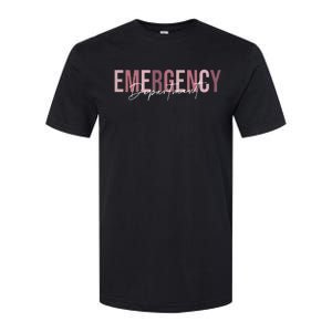 Emergency Department Emergency Room Healthcare Nursing Softstyle CVC T-Shirt