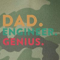 Engineering Dad Engineer Dads Dad Engineer Genius Gift Legacy Tie Dye Trucker Hat