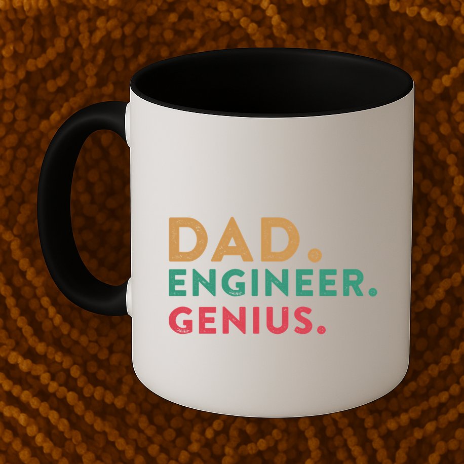 Engineering Dad Engineer Dads Dad Engineer Genius Gift Mug
