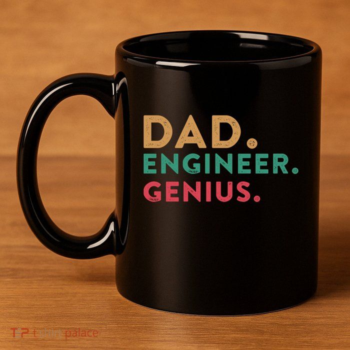 Engineering Dad Engineer Dads Dad Engineer Genius Gift 11oz C Handle Ceramic Mug