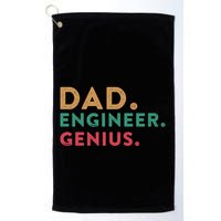 Engineering Dad Engineer Dads Dad Engineer Genius Gift Golf Towel