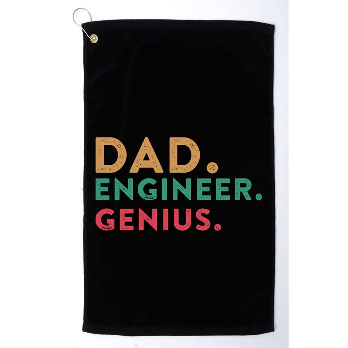 Engineering Dad Engineer Dads Dad Engineer Genius Gift Golf Towel
