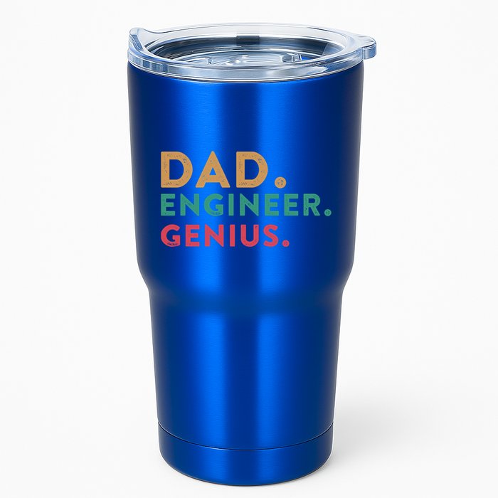 Engineering Dad Engineer Dads Dad Engineer Genius Gift Tumbler