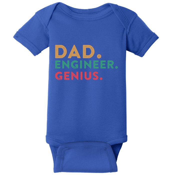 Engineering Dad Engineer Dads Dad Engineer Genius Gift Baby Bodysuit