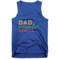 Engineering Dad Engineer Dads Dad Engineer Genius Gift Tank Top