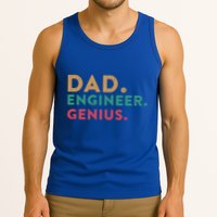 Engineering Dad Engineer Dads Dad Engineer Genius Gift Tank Top