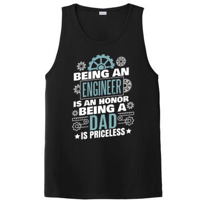 Engineering Dad Engineer Cool Gift PosiCharge Competitor Tank