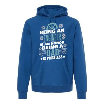 Engineering Dad Engineer Cool Gift Premium Hoodie