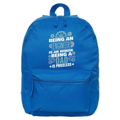 Engineering Dad Engineer Cool Gift 16 in Basic Backpack