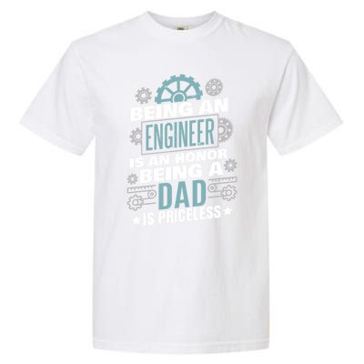 Engineering Dad Engineer Cool Gift Garment-Dyed Heavyweight T-Shirt