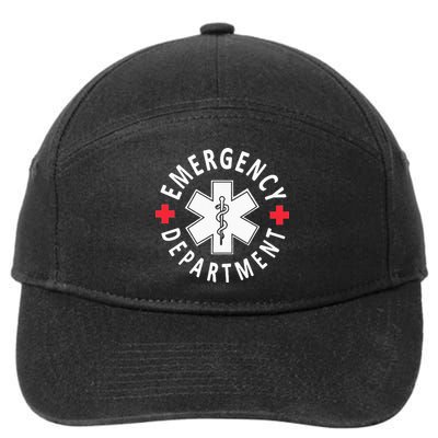 Emergency Department Emergency Room Healthcare Nursing Nurse 7-Panel Snapback Hat