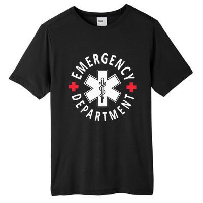 Emergency Department Emergency Room Healthcare Nursing Nurse Tall Fusion ChromaSoft Performance T-Shirt