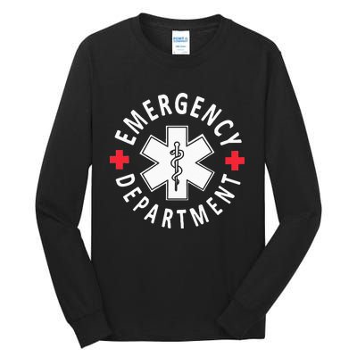 Emergency Department Emergency Room Healthcare Nursing Nurse Tall Long Sleeve T-Shirt