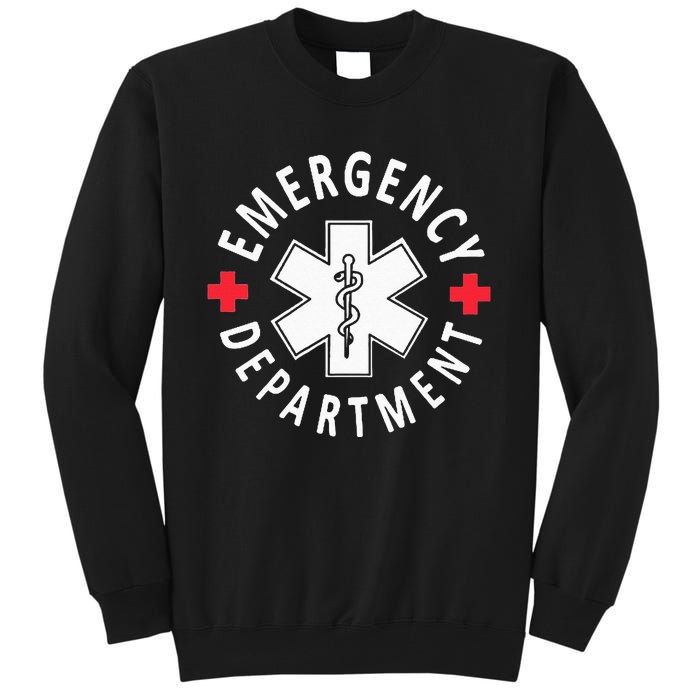 Emergency Department Emergency Room Healthcare Nursing Nurse Tall Sweatshirt