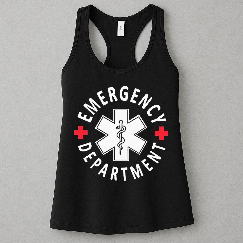 Emergency Department Emergency Room Healthcare Nursing Nurse Womens Tank Top