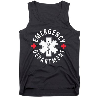 Emergency Department Emergency Room Healthcare Nursing Nurse Tank Top