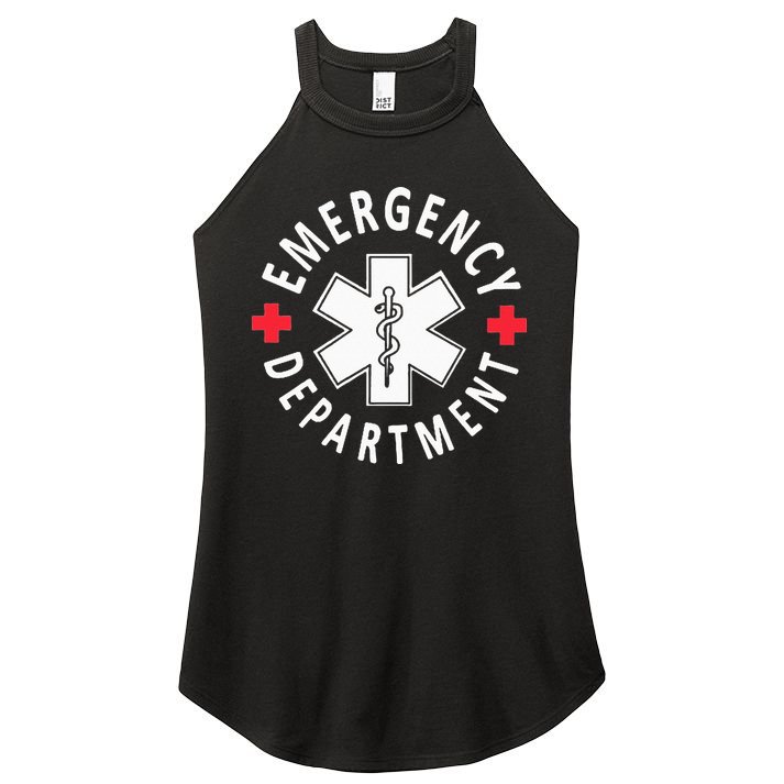 Emergency Department Emergency Room Healthcare Nursing Nurse Women's Perfect Tri Rocker Tank