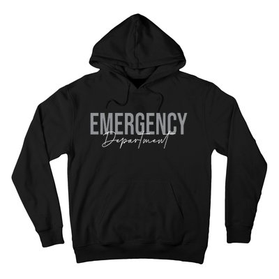 Emergency Department Emergency Room Healthcare Nursing Hoodie