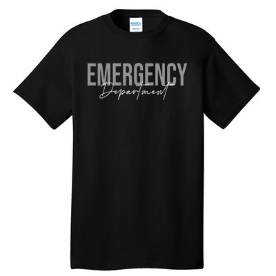 Emergency Department Emergency Room Healthcare Nursing Tall T-Shirt