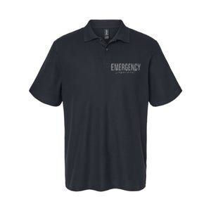 Emergency Department Emergency Room Healthcare Nursing Softstyle Adult Sport Polo