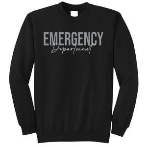 Emergency Department Emergency Room Healthcare Nursing Tall Sweatshirt