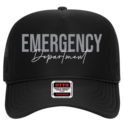 Emergency Department Emergency Room Healthcare Nursing Trucker Hat
