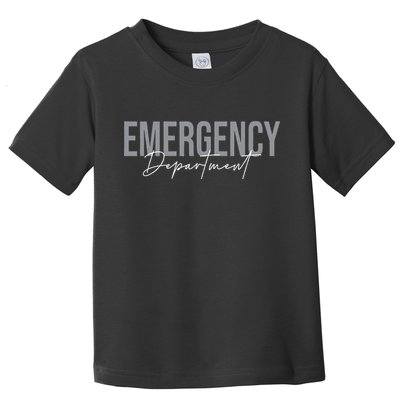 Emergency Department Emergency Room Healthcare Nursing Toddler T-Shirt