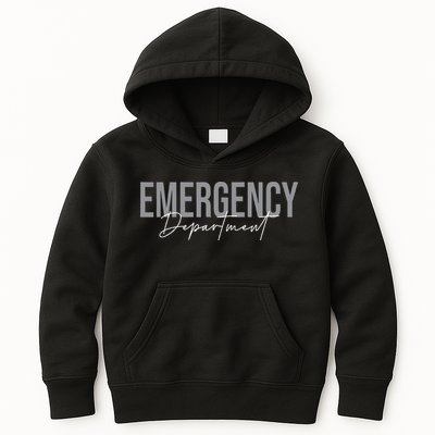 Emergency Department Emergency Room Healthcare Nursing Kids Hoodie