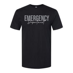 Emergency Department Emergency Room Healthcare Nursing Softstyle CVC T-Shirt