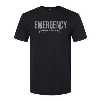 Emergency Department Emergency Room Healthcare Nursing Softstyle® CVC T-Shirt