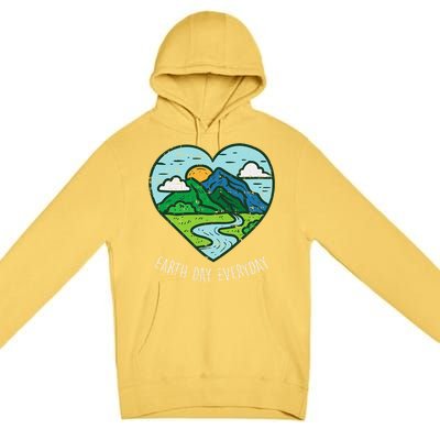 Earth Day Everyday April 22nd Environ Talist Gift Premium Pullover Hoodie