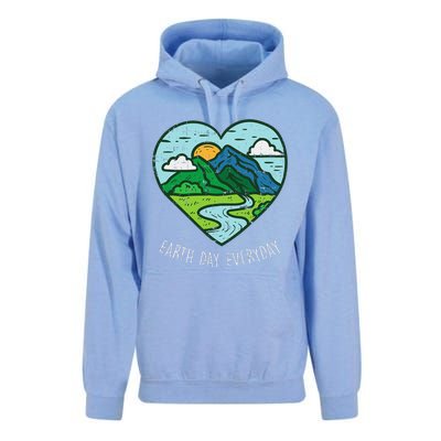 Earth Day Everyday April 22nd Environ Talist Gift Unisex Surf Hoodie