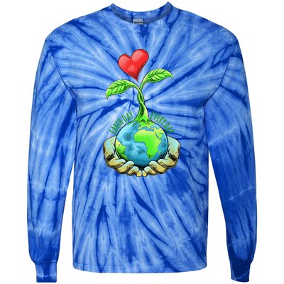 Earth Day Everyday Earth Day Tie-Dye Long Sleeve Shirt