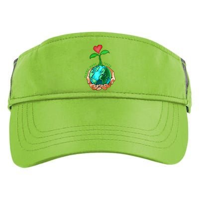 Earth Day Everyday Plant More Trees Save Our Climate Change Great Gift Adult Drive Performance Visor