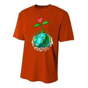 Earth Day Everyday Plant More Trees Save Our Climate Change Great Gift Performance Sprint T-Shirt