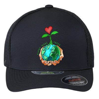 Earth Day Everyday Plant More Trees Save Our Climate Change Great Gift Flexfit Unipanel Trucker Cap