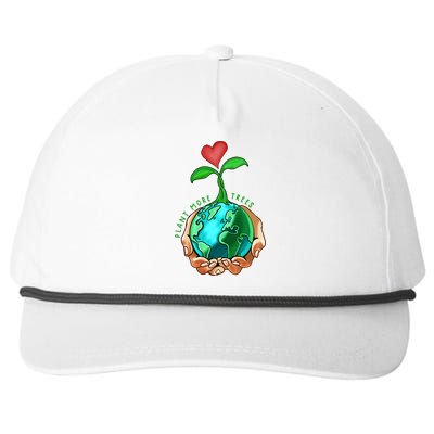 Earth Day Everyday Plant More Trees Save Our Climate Change Great Gift Snapback Five-Panel Rope Hat