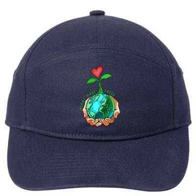 Earth Day Everyday Plant More Trees Save Our Climate Change Great Gift 7-Panel Snapback Hat