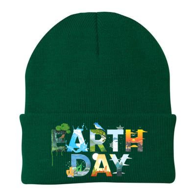 Earth Day Environmental Protection Save Tree & Animals Knit Cap Winter Beanie