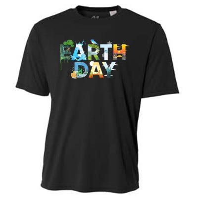 Earth Day Environmental Protection Save Tree & Animals Cooling Performance Crew T-Shirt