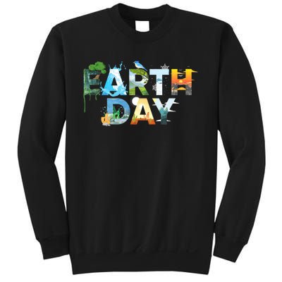 Earth Day Environmental Protection Save Tree & Animals Sweatshirt