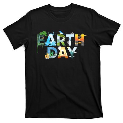 Earth Day Environmental Protection Save Tree & Animals T-Shirt