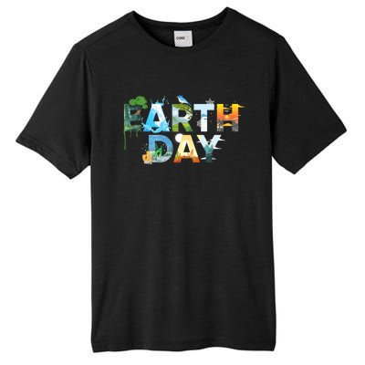 Earth Day Environmental Protection Save Tree & Animals Tall Fusion ChromaSoft Performance T-Shirt