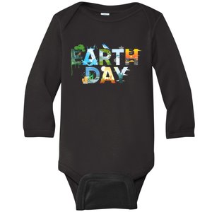 Earth Day Environmental Protection Save Tree & Animals Baby Long Sleeve Bodysuit