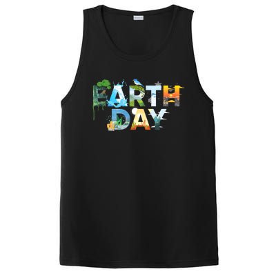 Earth Day Environmental Protection Save Tree & Animals PosiCharge Competitor Tank